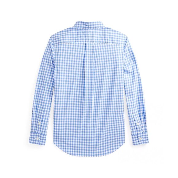 Polo Ralph Lauren Gingham Cotton Poplin Shirt Boys Medium - Picture 5 of 5